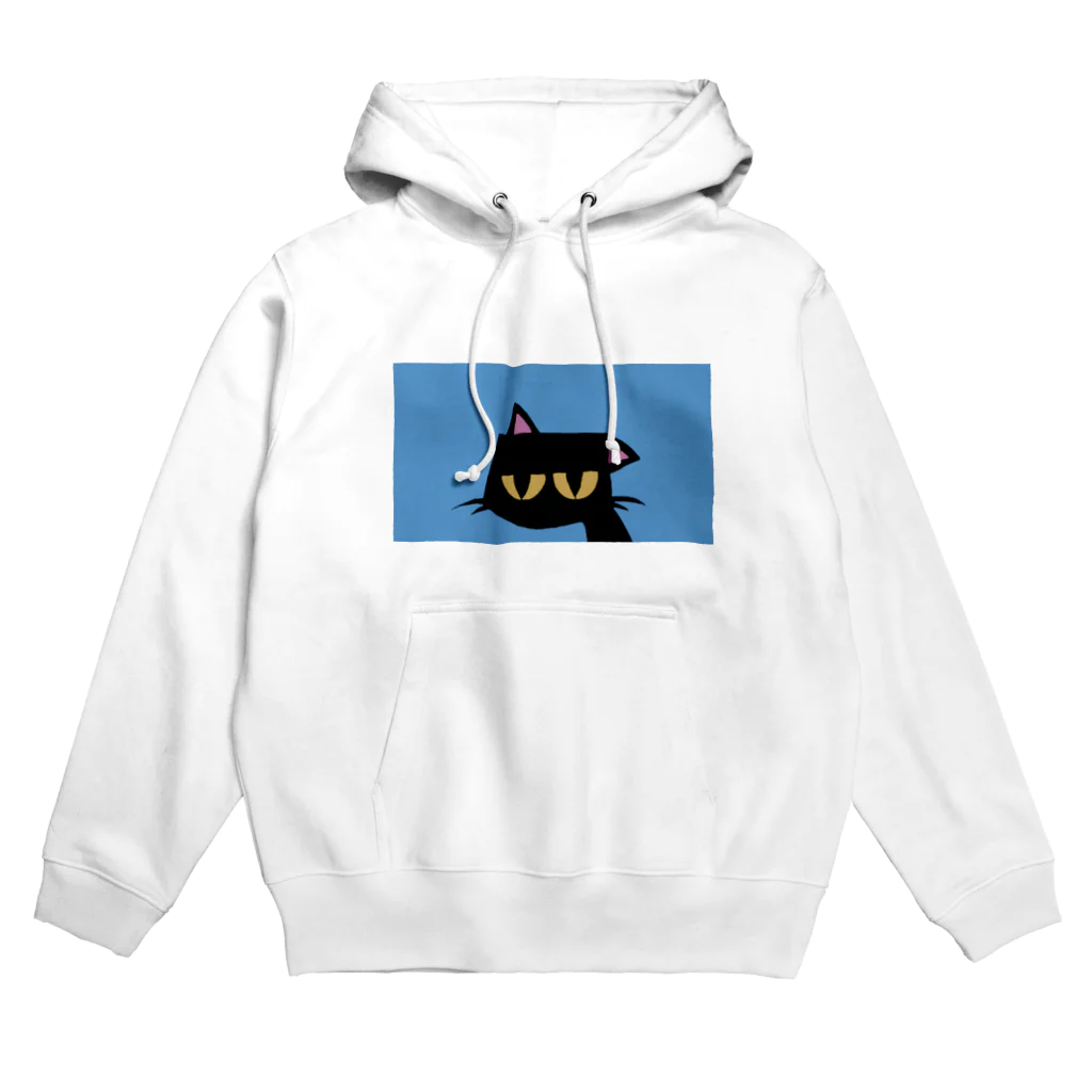 【KOTCH】 Tシャツショップのタレねこ　ブルー パーカー