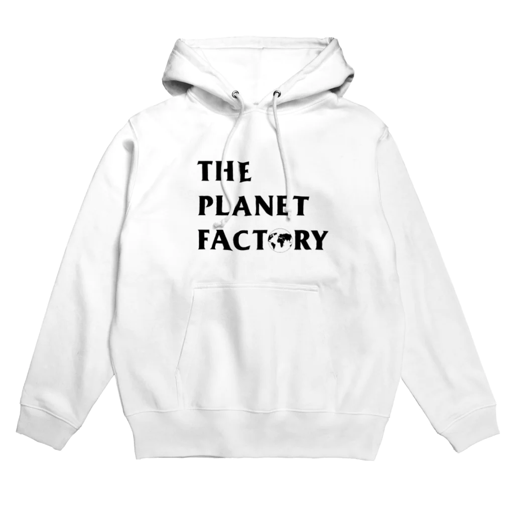 theplanetfactoryのlogo パーカー