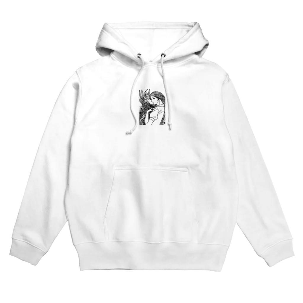 入り江わにアナログ店の水仙と女 Hoodie