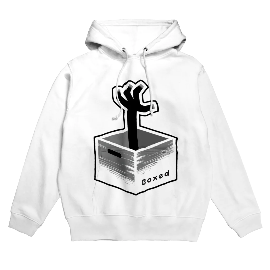 ツギハギ ニクの【Boxed * Horror】黒Ver Hoodie