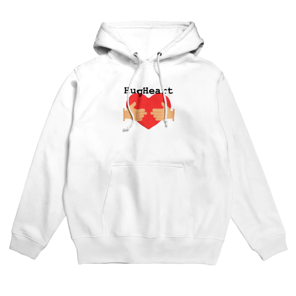 死ぬまでにやりたいことリストを叶え合うアプリHugHeartのグッズ屋さんの HugHeart Hoodie