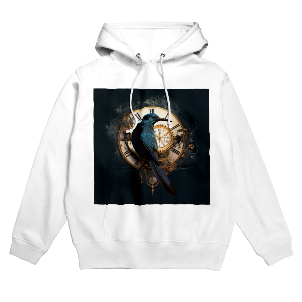 SensaVerseNovaのダークアンティーク時計 Hoodie