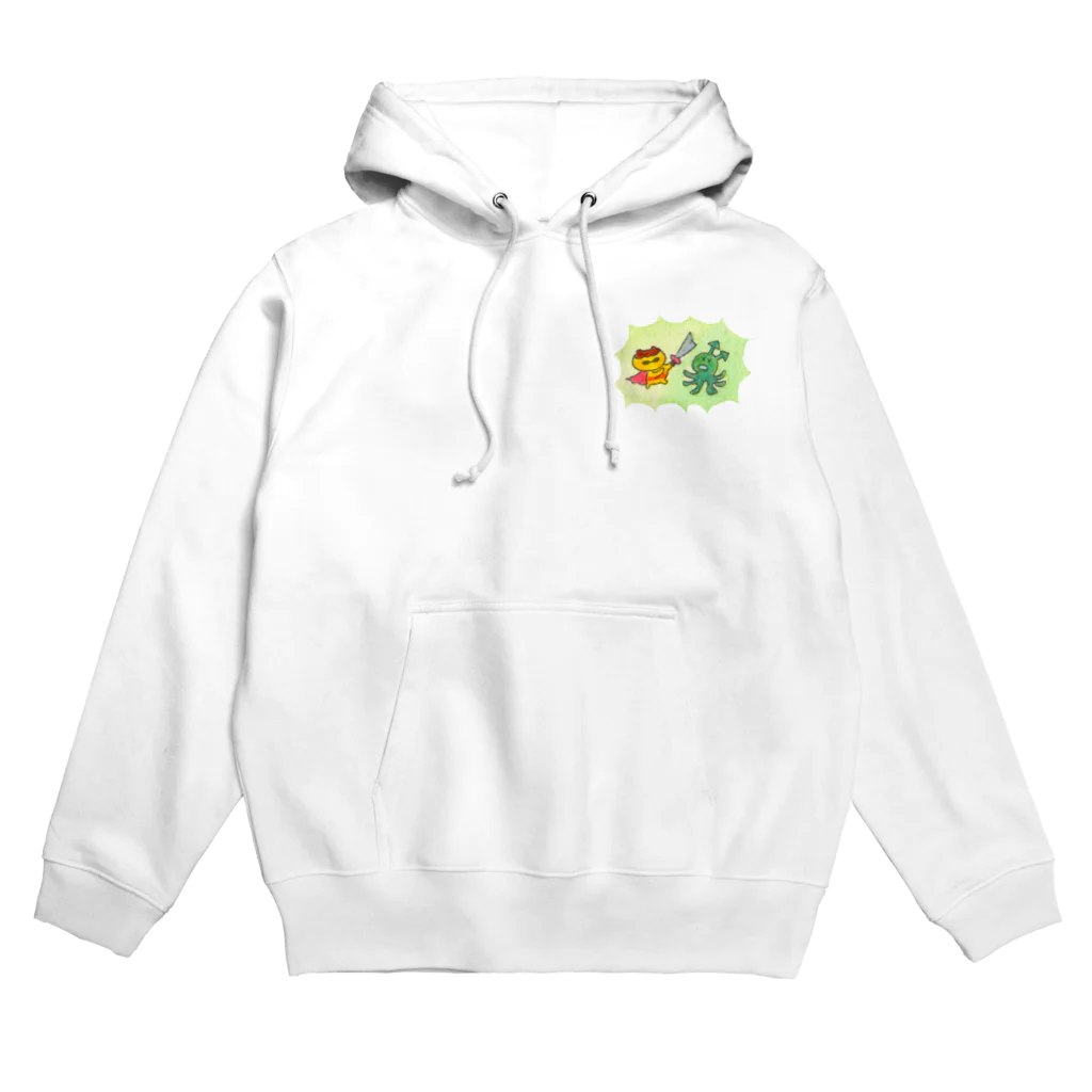 popopom777のエイリアンとの決戦 Hoodie