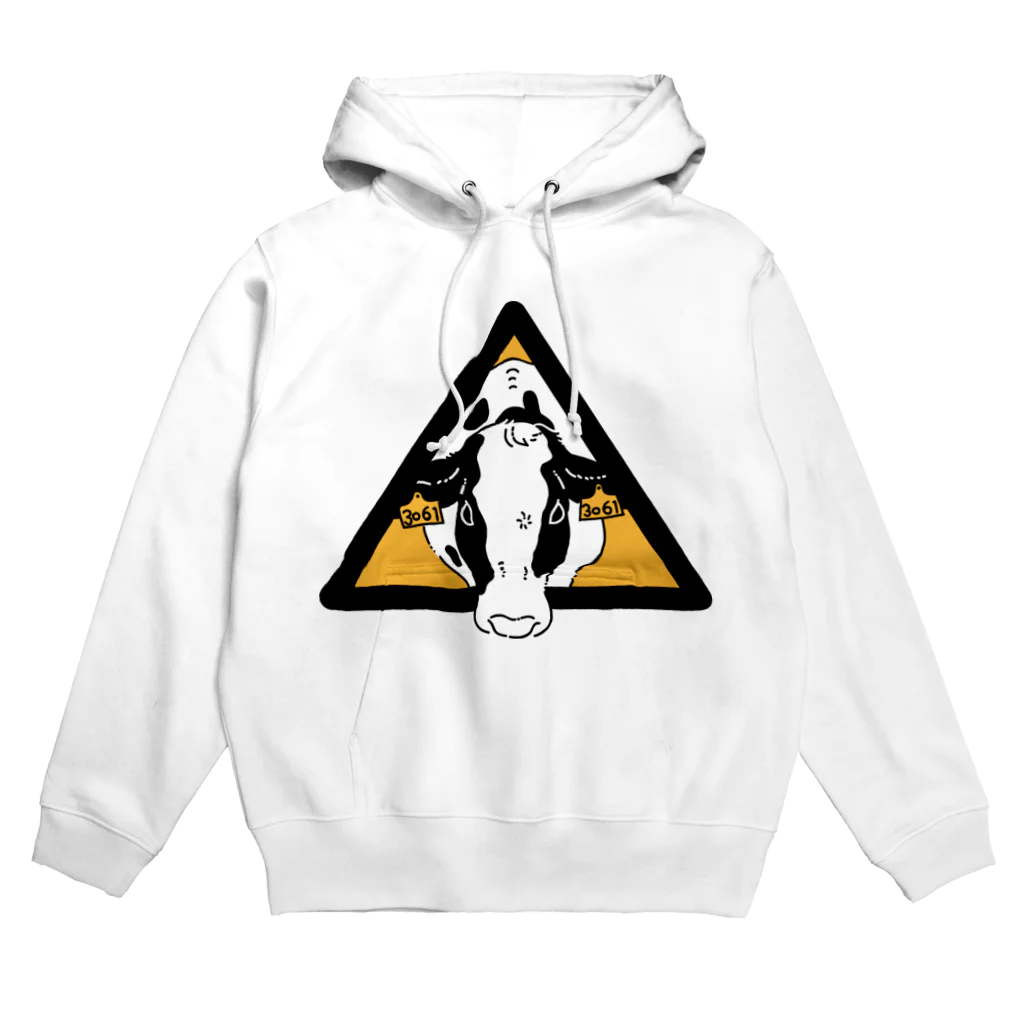 なまにくの牛注意 Hoodie