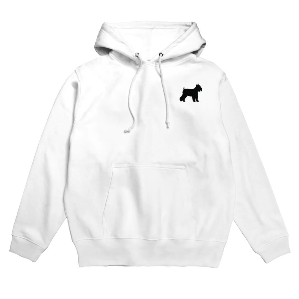 小松菜奈のシュナウザーのシルエットシリーズ Hoodie