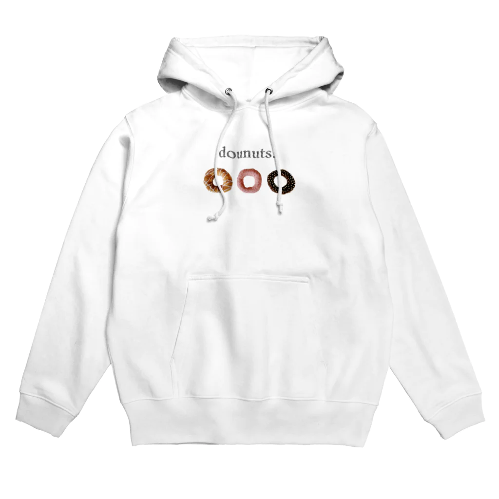 codomo no comonoのフェルトで作ったドーナツのアイテムたち Hoodie