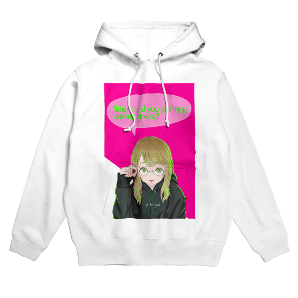 モダンラヂオの【メガネガール】 Hoodie