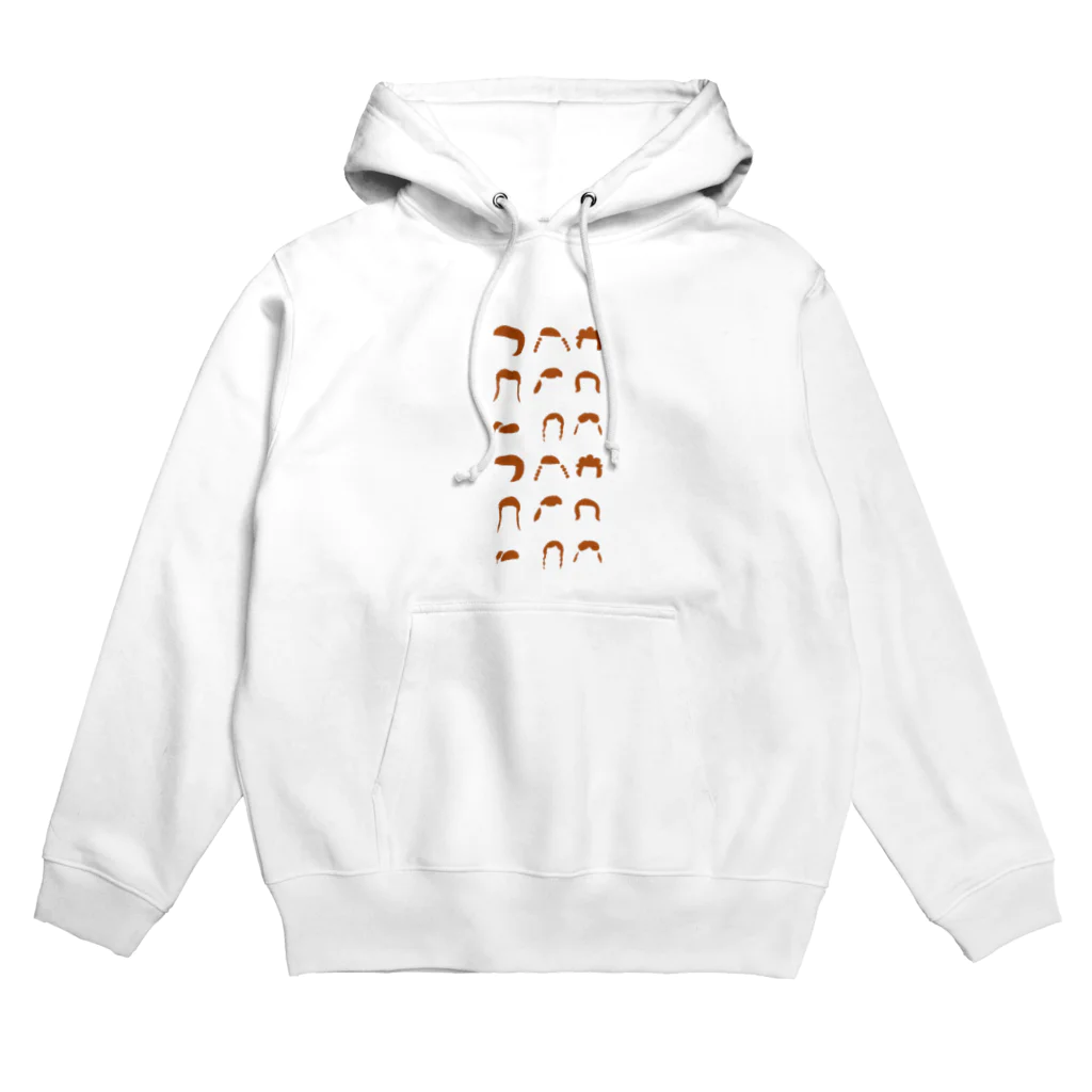 タマネギ工房のカツラ柄 Hoodie