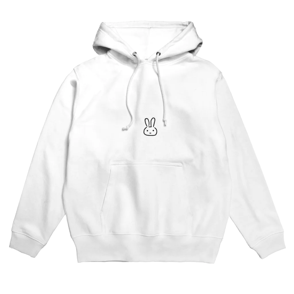 ゆるいコアラん工房のどこみてるんウサギ Hoodie