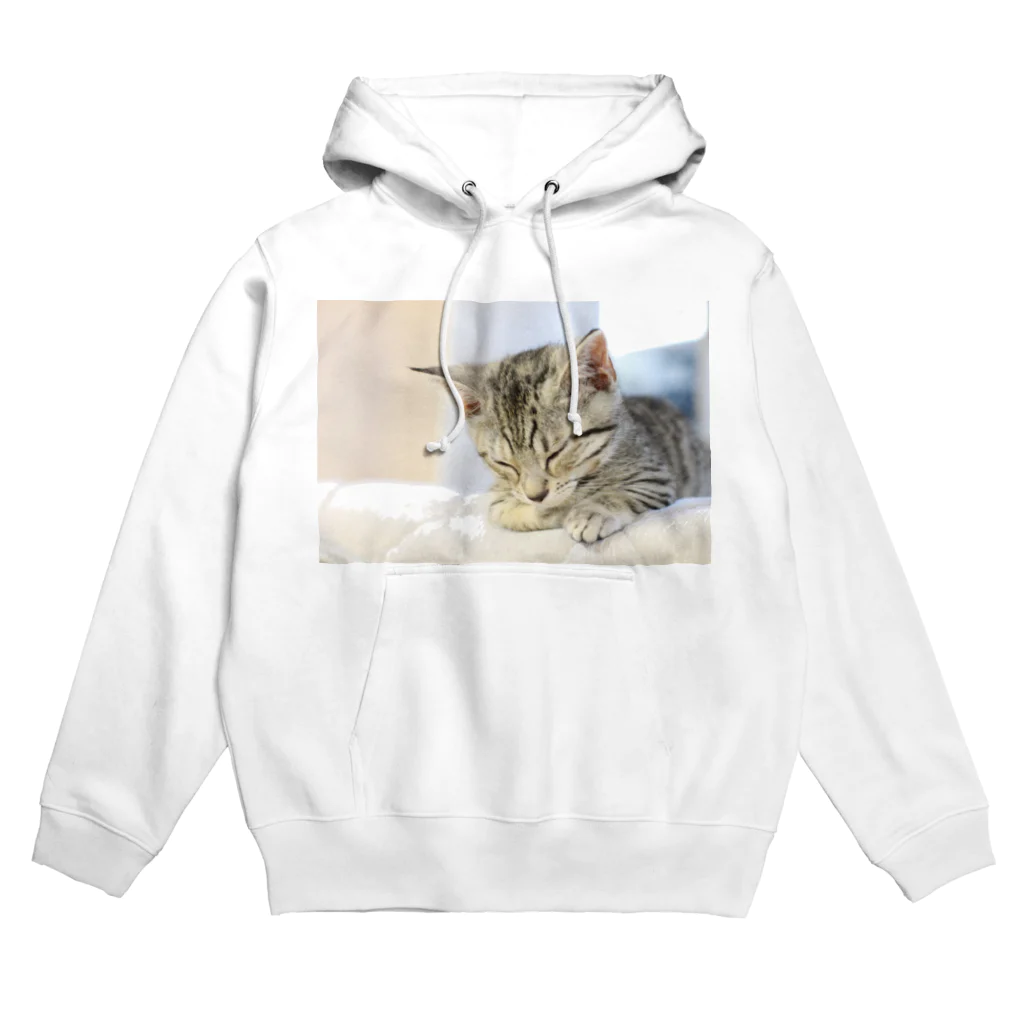 キティのおひるね子猫（マンチカン） Hoodie