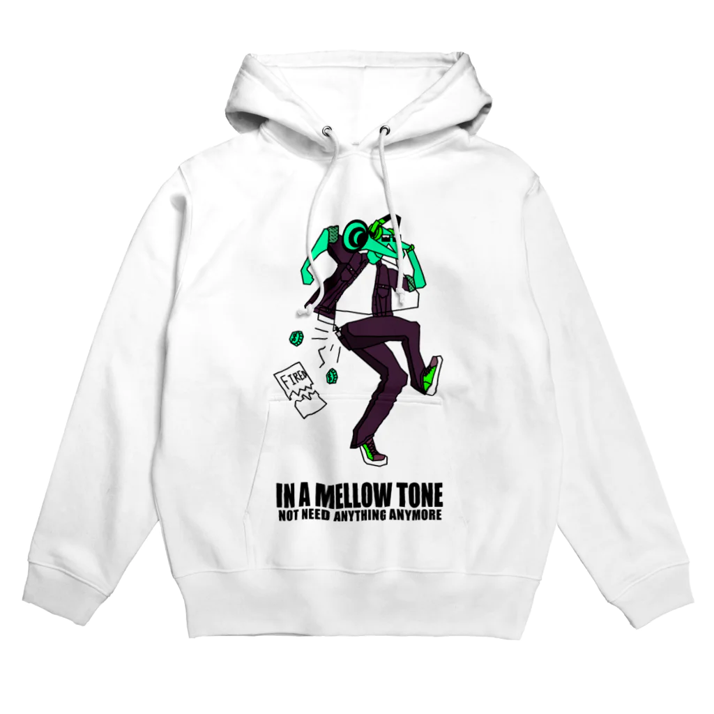 mosmos storeのIN A MELLOW TONE -green- Hoodie