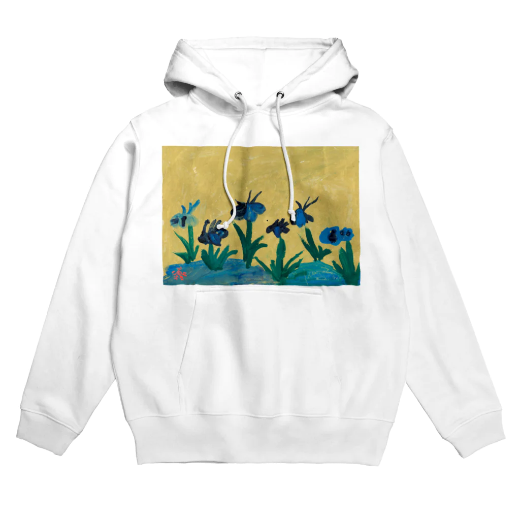 いぶきやのかきつばたずびょうぶ Hoodie