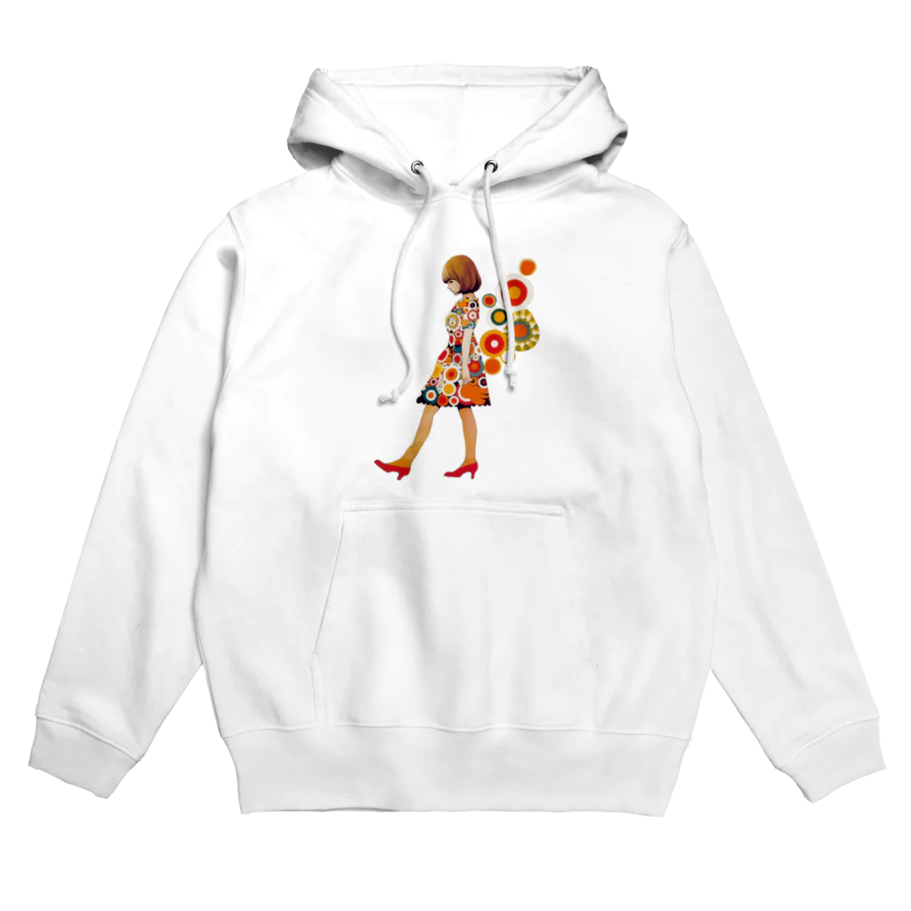 桜音ことこ企画のドット柄のミニ Hoodie