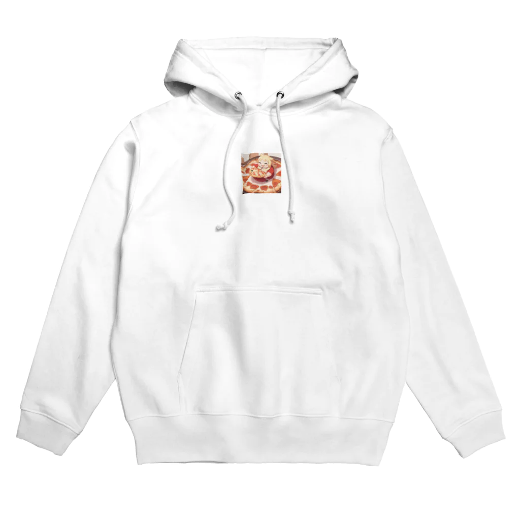 がみみしょつぷのピザを食べるデブ Hoodie