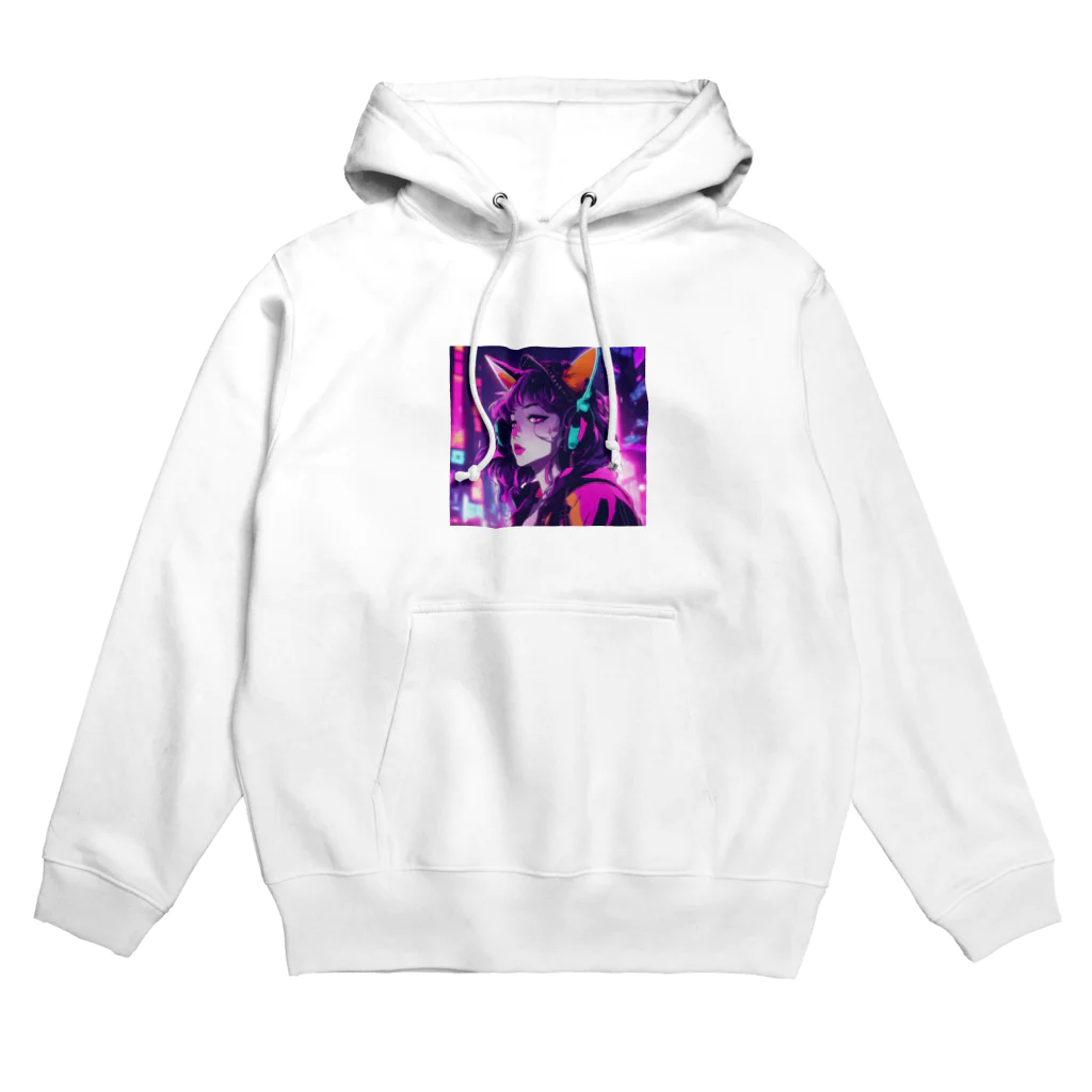 パンクビビッド•ピエロ団のパンクビビッド・ピエロキャット kAsumI Hoodie