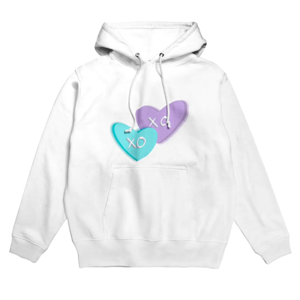 mariascharmsのxoxo シンプル　ハート　デサイン Hoodie