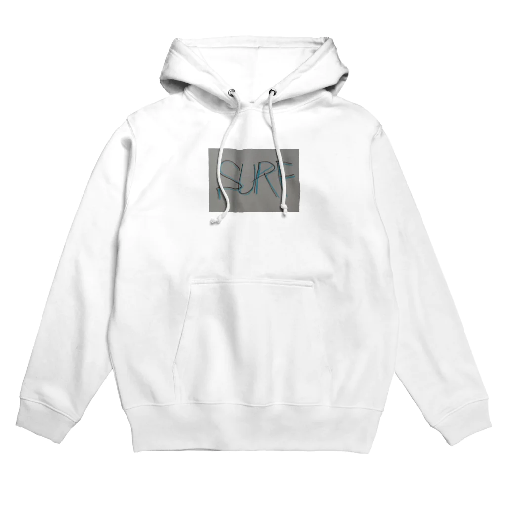 SURF810のSURF 文字(青影) Hoodie