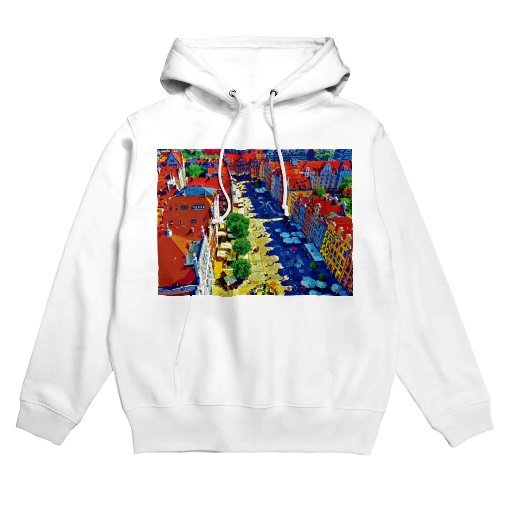 GALLERY misutawoのポーランド グダンスクのドゥーギ広場 Hoodie