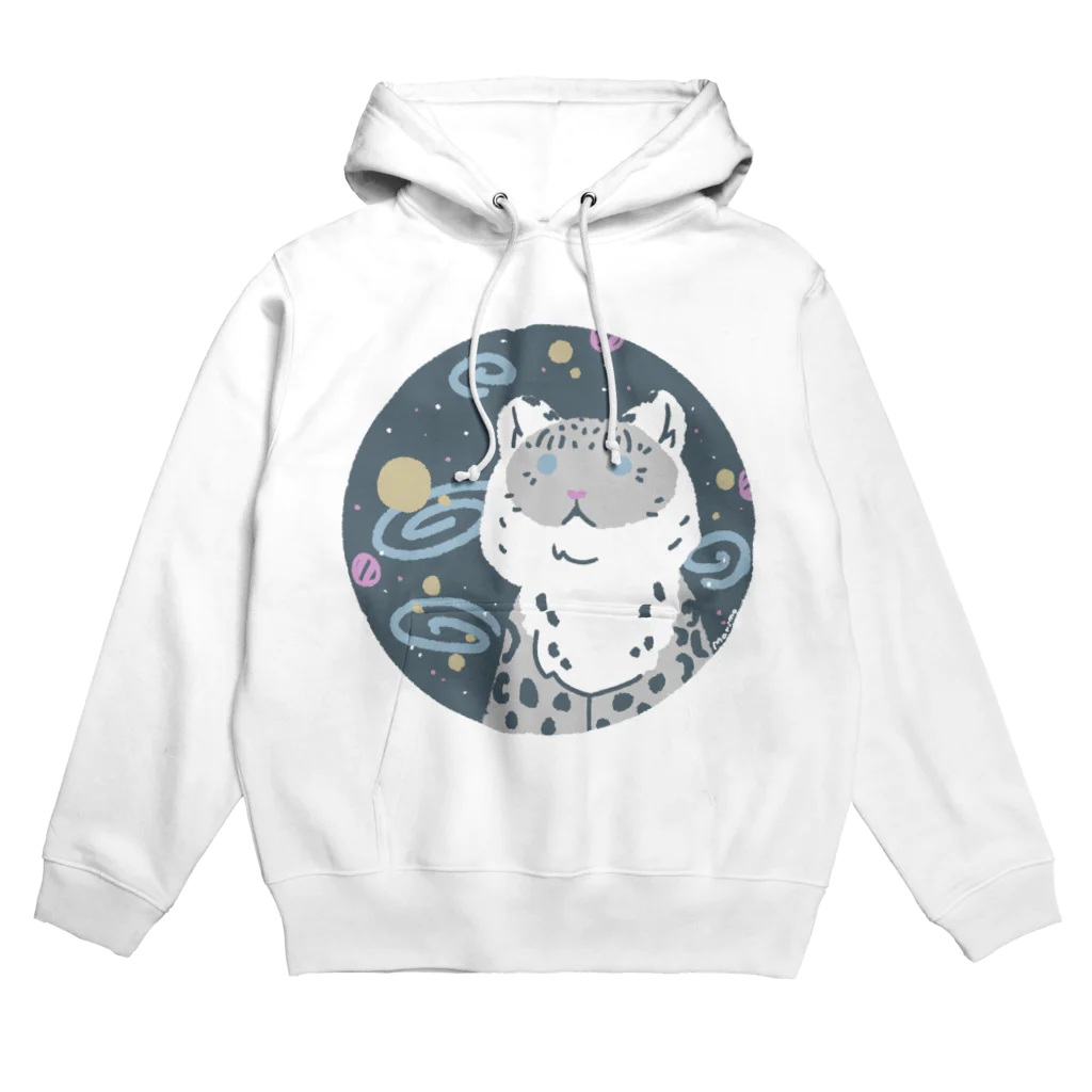 まりもの宇宙ユキヒョウ Hoodie