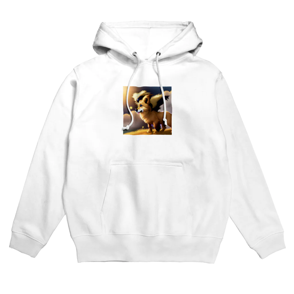 べるべるの星を見てるわんちゃんグッズ Hoodie