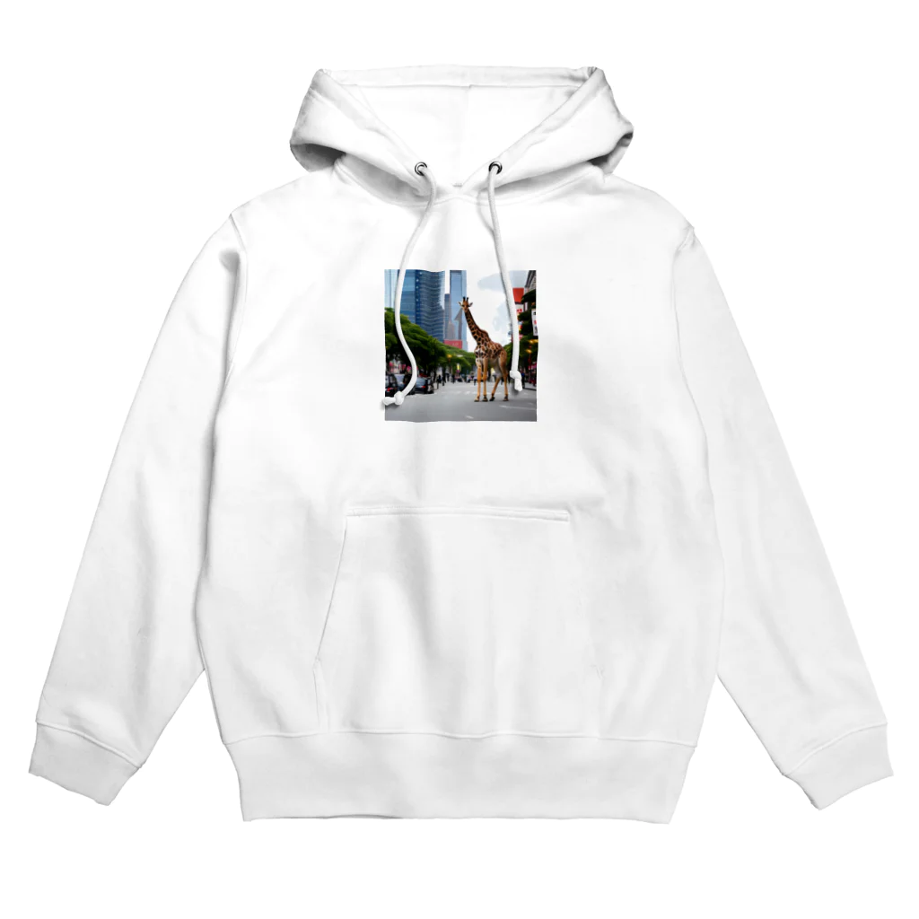 ModaZooのシティーきりん Hoodie