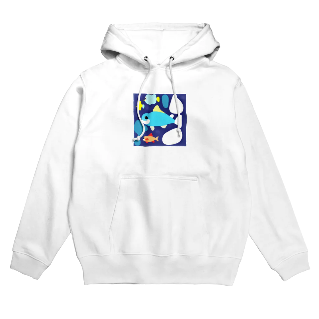 魚大好きマンの海の世界 Hoodie