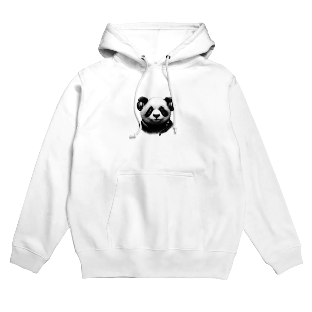 Shiba_IncのHeadphones & Pandas（ヘッドホン & パンダ） Hoodie