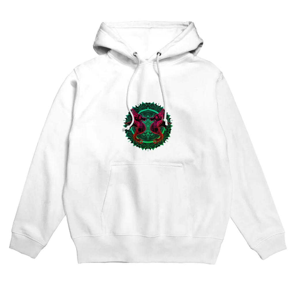 ﾈﾓﾌｨﾗのタツノオトシゴ 曼荼羅 Hoodie