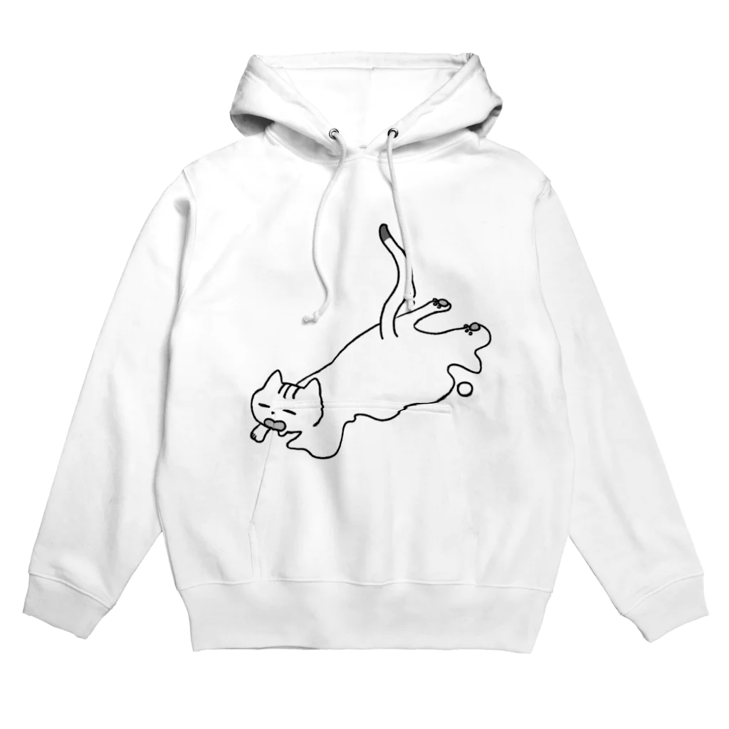 たまご屋の溶ける猫 Hoodie