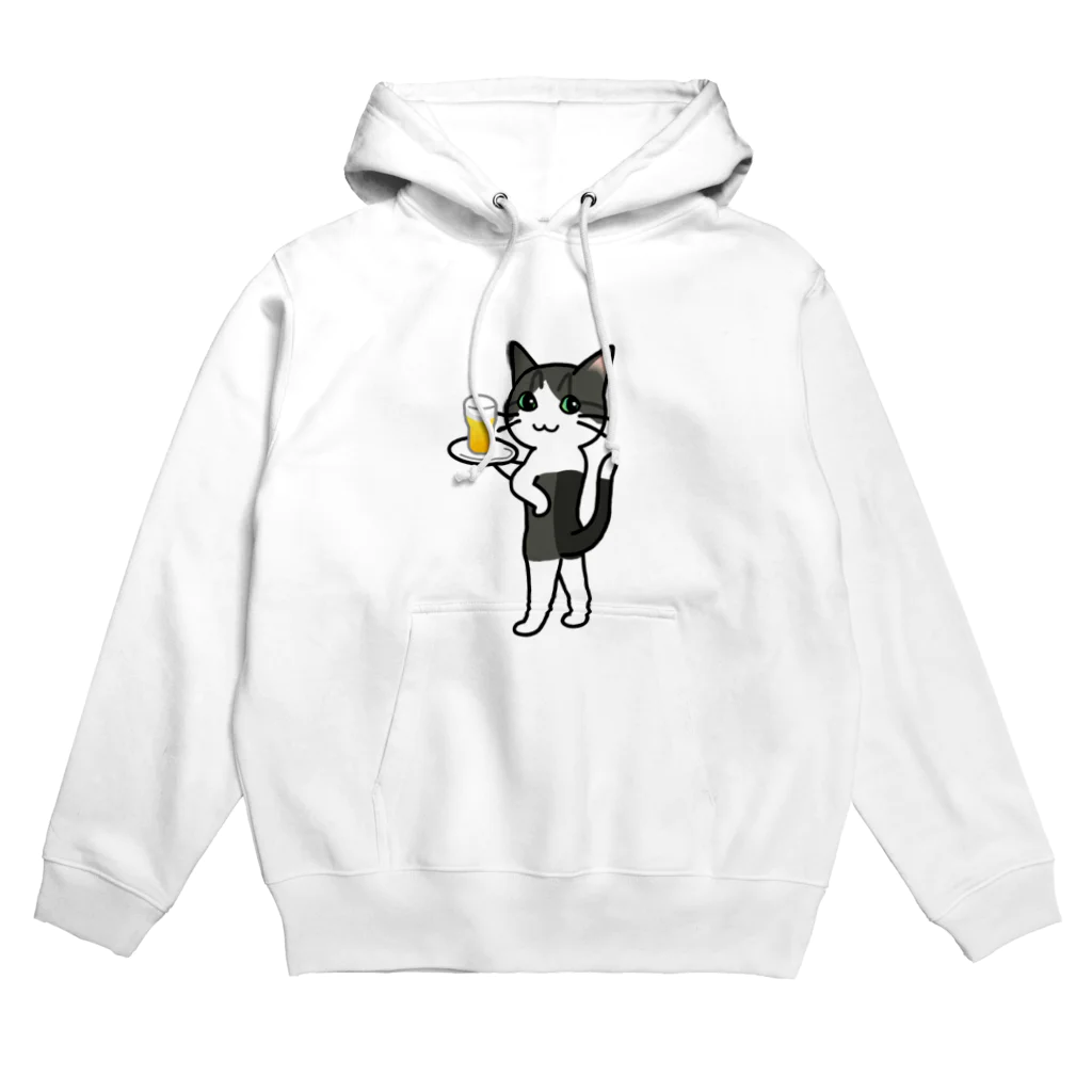 The Cat who.... suzuriのバドキャット Hoodie