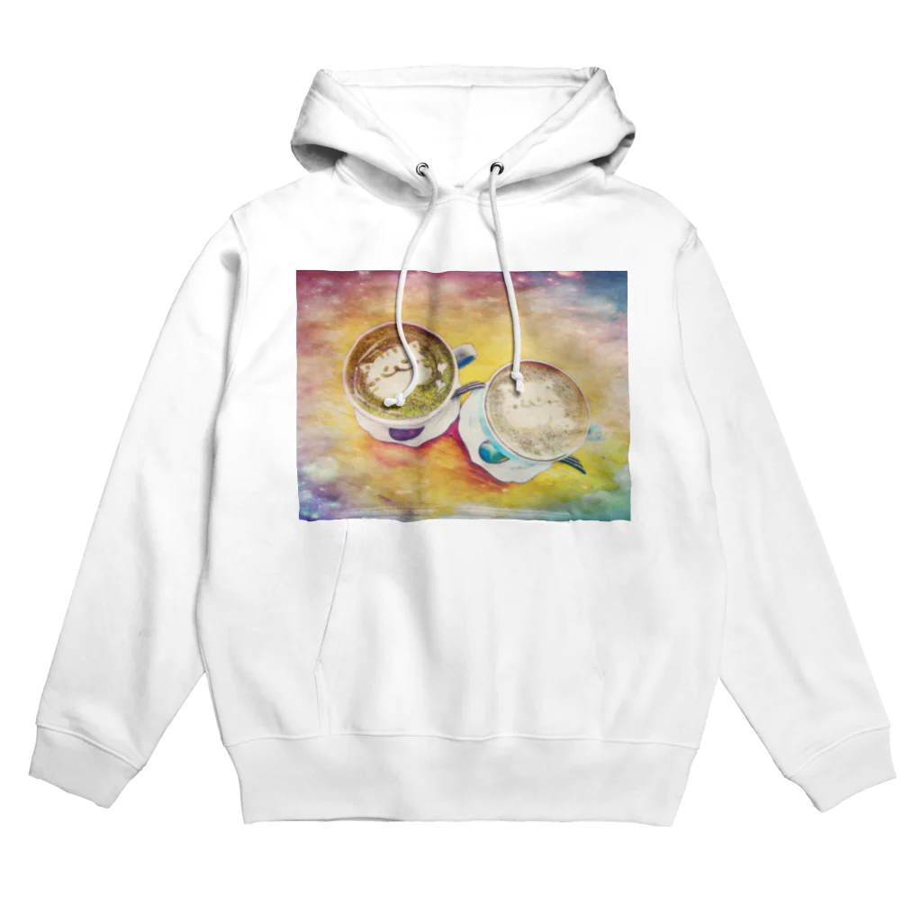 _zombieの猫のラテアート Hoodie