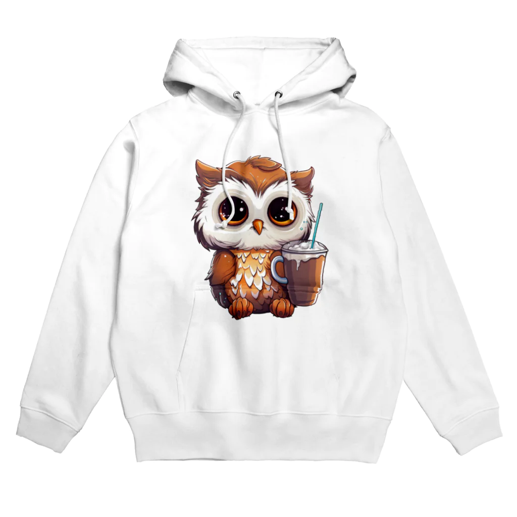 Vasetti_pressのフクロウとコーヒー Hoodie