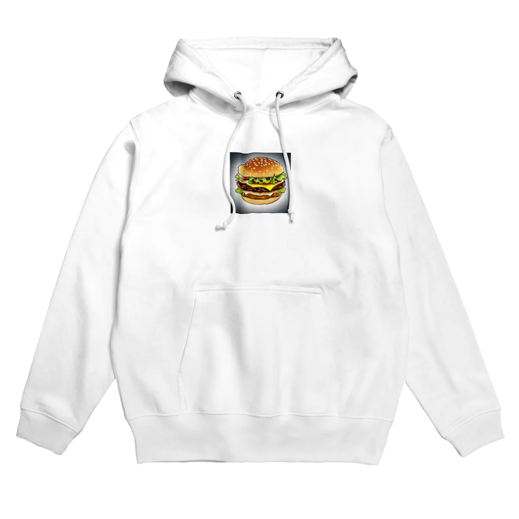 Ai Open Factory  ShopのAi Open Factory オリジナルバーガーSwag Hoodie