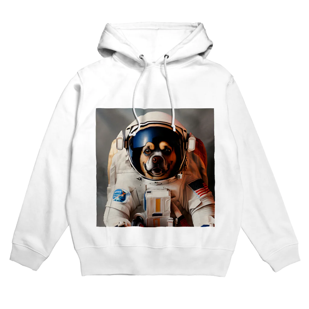 ✨そうのオリジナルグッズ✨の宇宙飛行士犬だワン！！ Hoodie