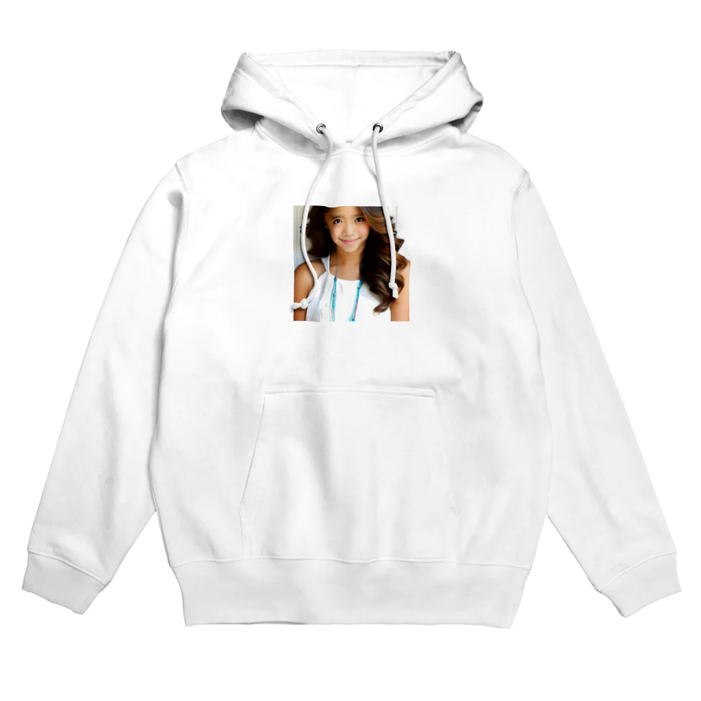 みやこのオリジナルショップの褐色肌のAI美少女のオリジナルグッズ Hoodie