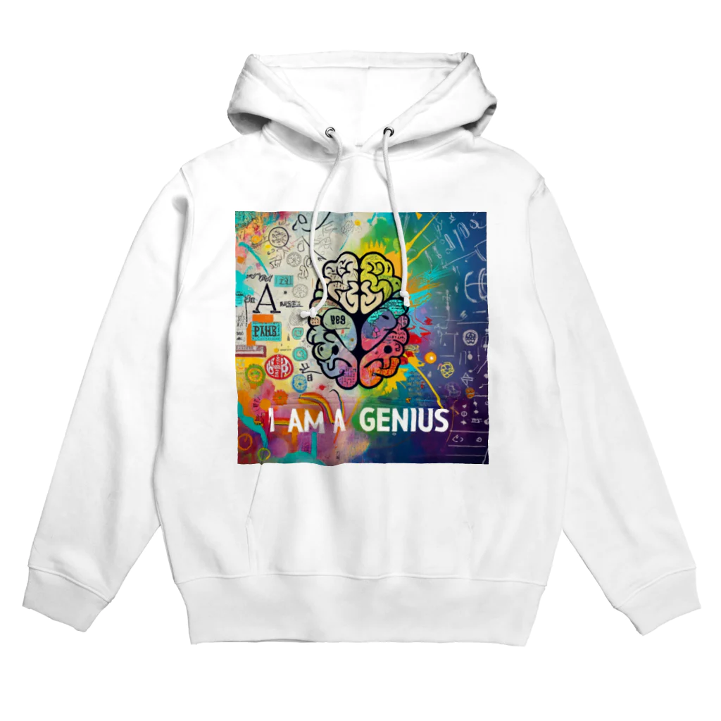 ノイトランナウェイのI am a genius Hoodie