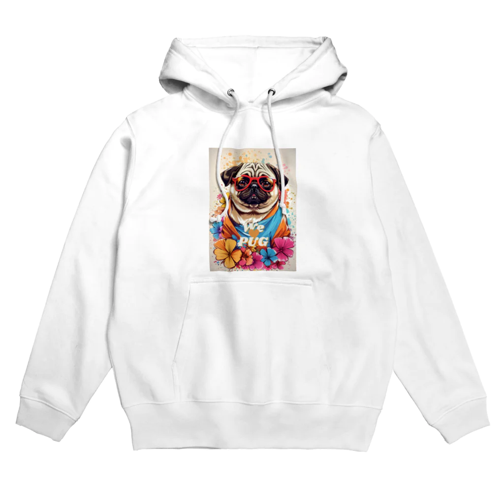 LEONのWe♥PUG　色彩（パグ大好き！） Hoodie