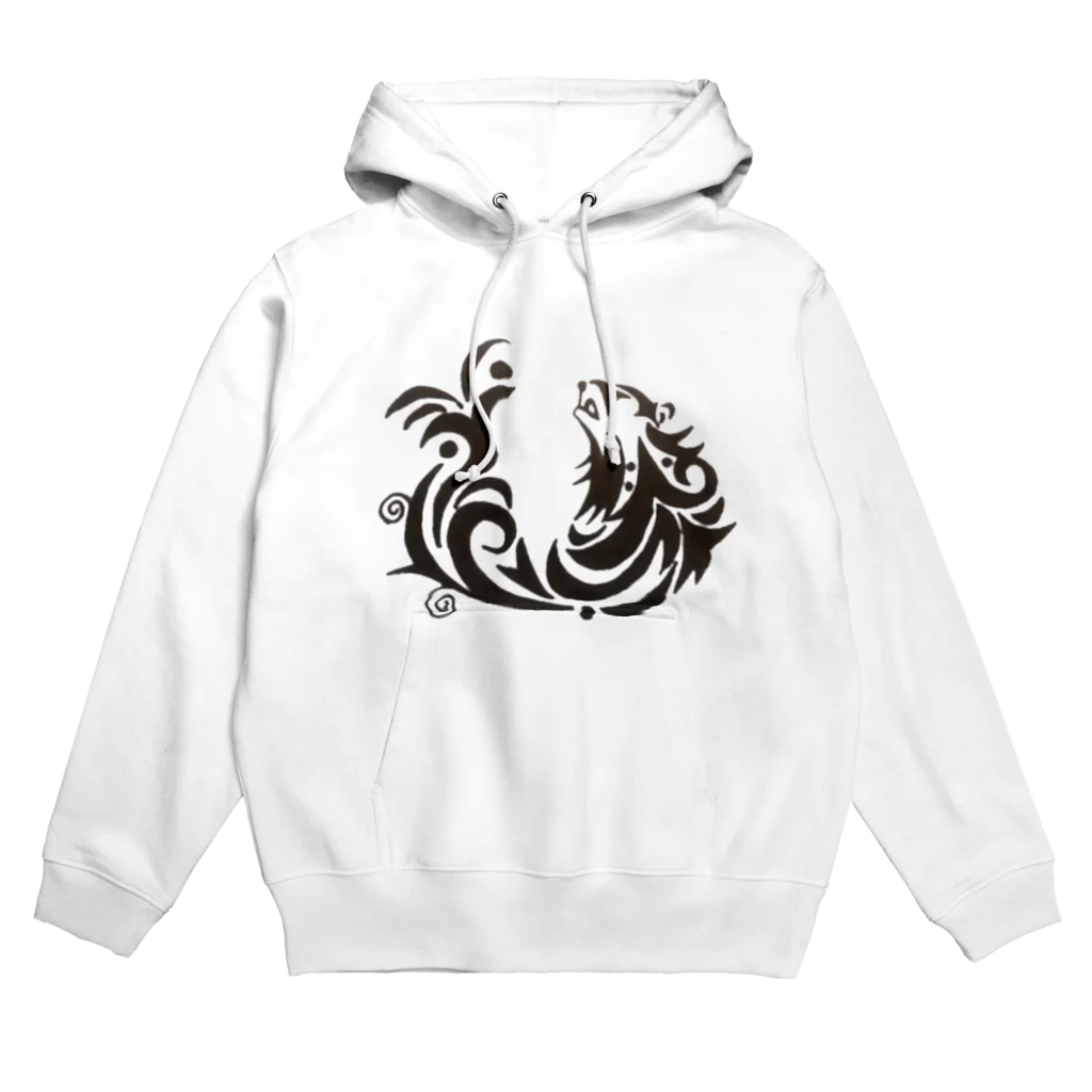 むぎ。❥Ⓣ✦(なぎ)→えび🦐@とまとの専属嬢のウルフタトゥー Hoodie