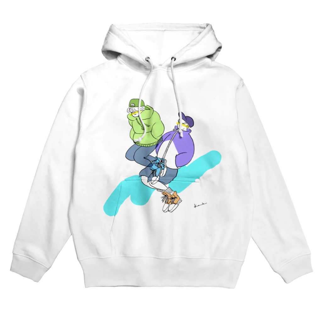 kameのスニーカーボーイズ Hoodie