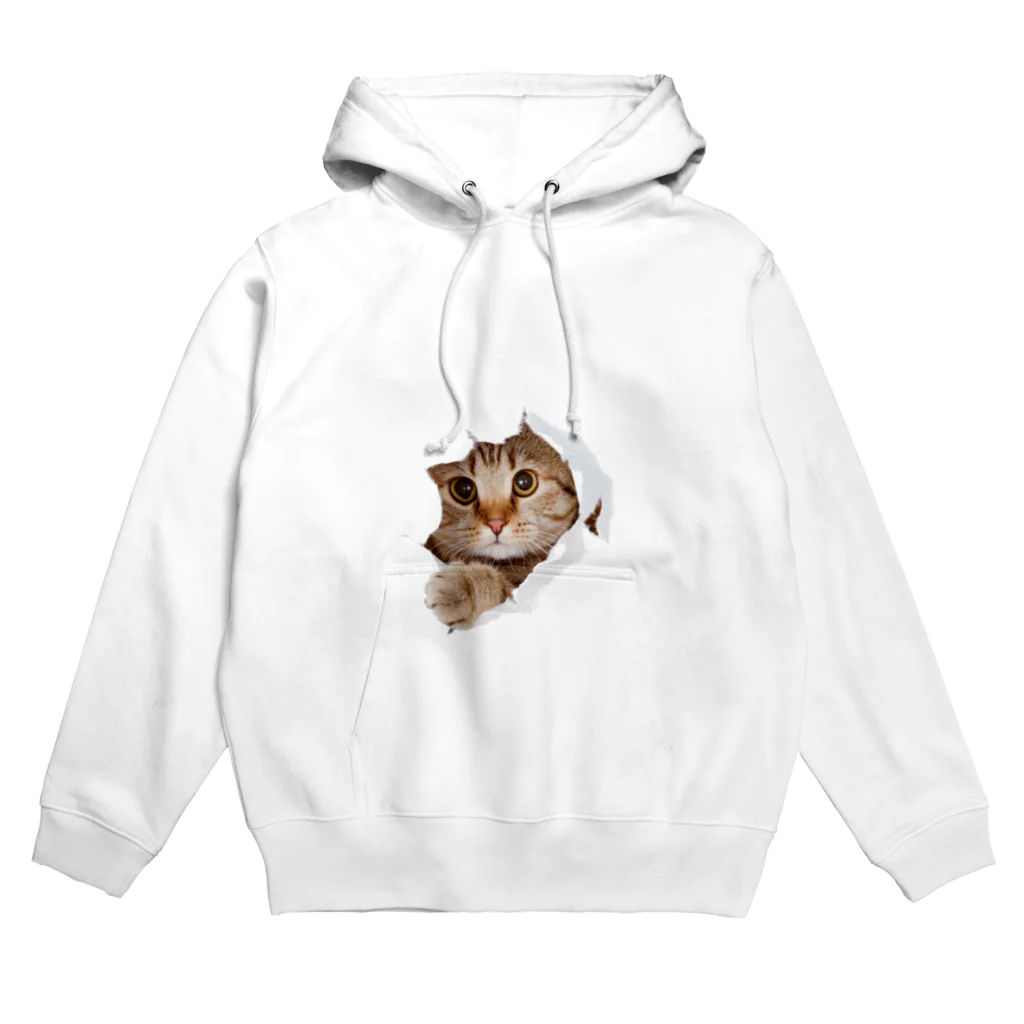 ただの猫好きのWhite Free Cute Funny Cat T-shirt Hoodie