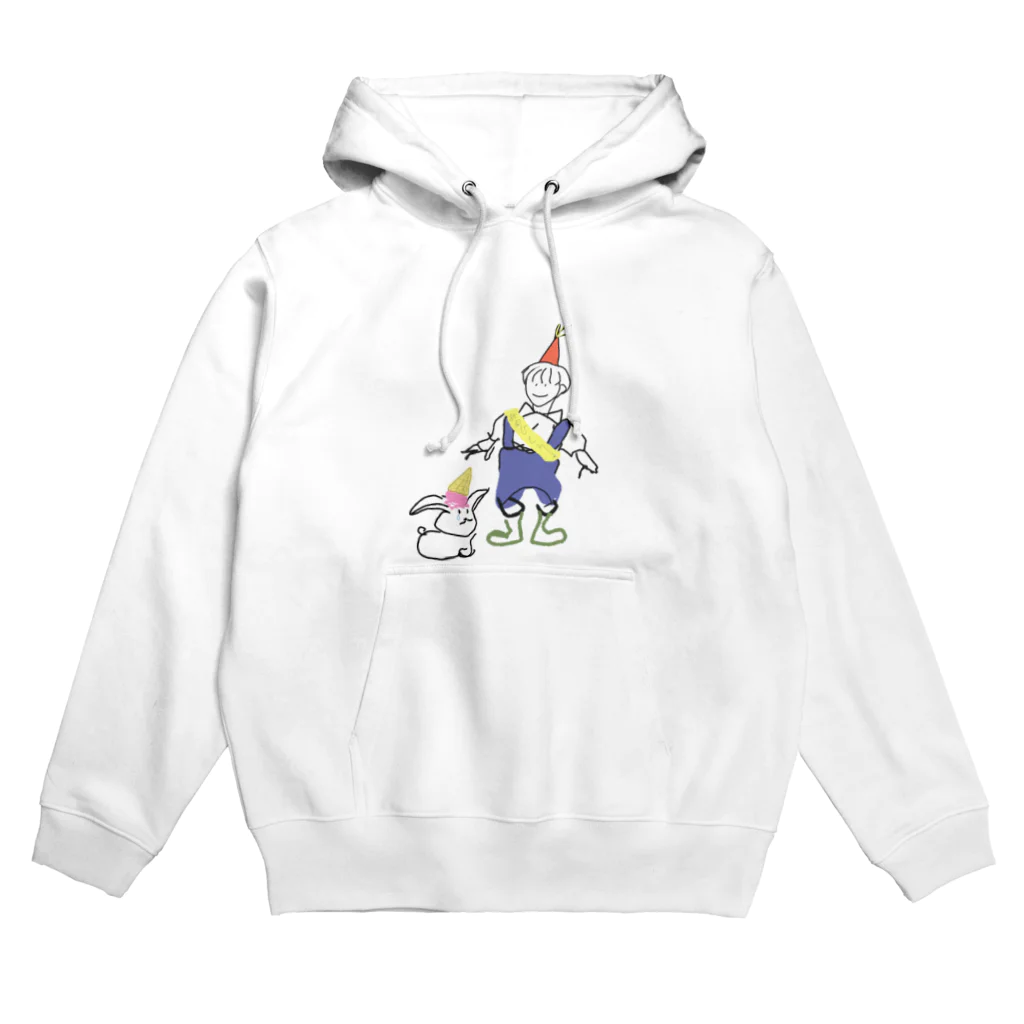 えぬショップのアイス べっちょん うさぎ Hoodie