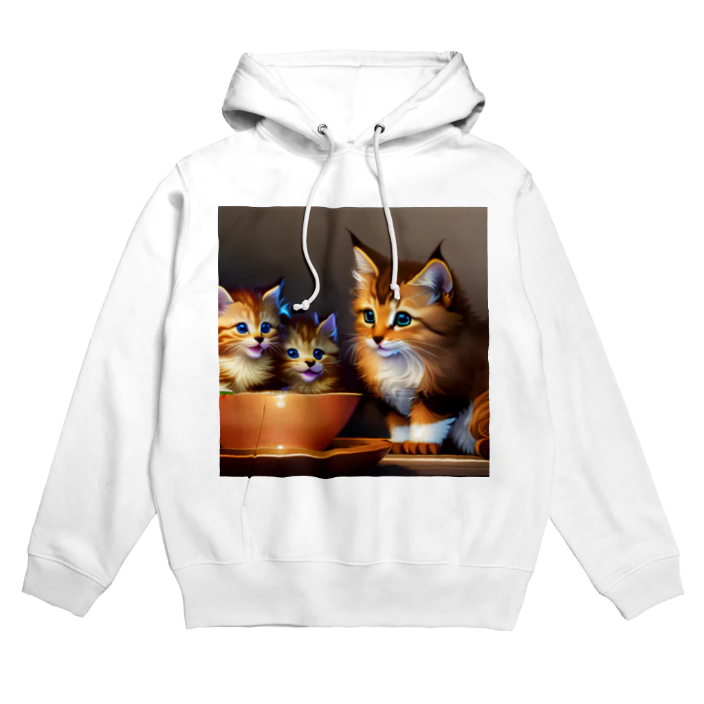 猫店の子猫の日常 Hoodie