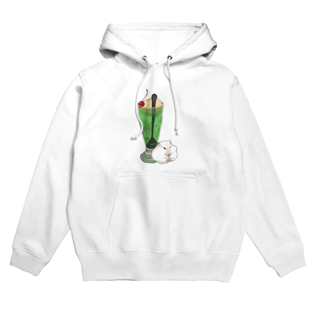 ハム姉のお店のひんやり💚🍨🍒‪🐹 Hoodie