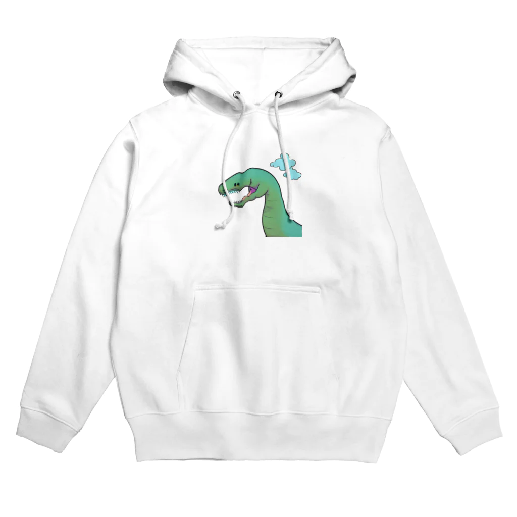 サウルス工房のかわいいブラキオサウルス Hoodie