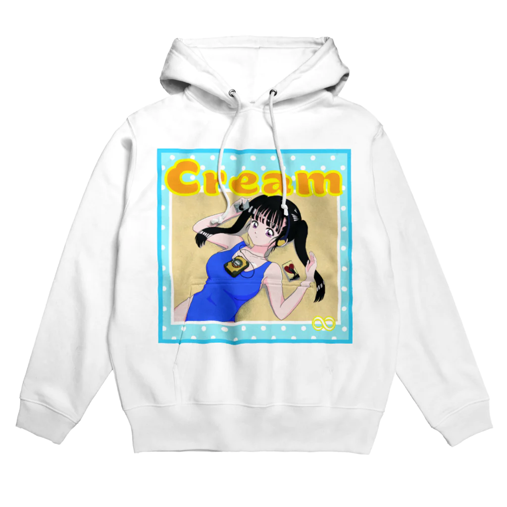 Japanolofi_RecordsのJapanolofi Records 42th Cream Goods パーカー