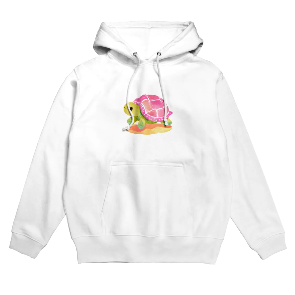 udのかわいいカメのイラストグッズ Hoodie