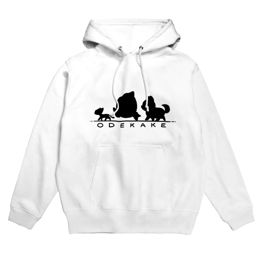 カッキー創作チャンネルのおでかけニャンさん&タマゴさん&ワンさん Hoodie