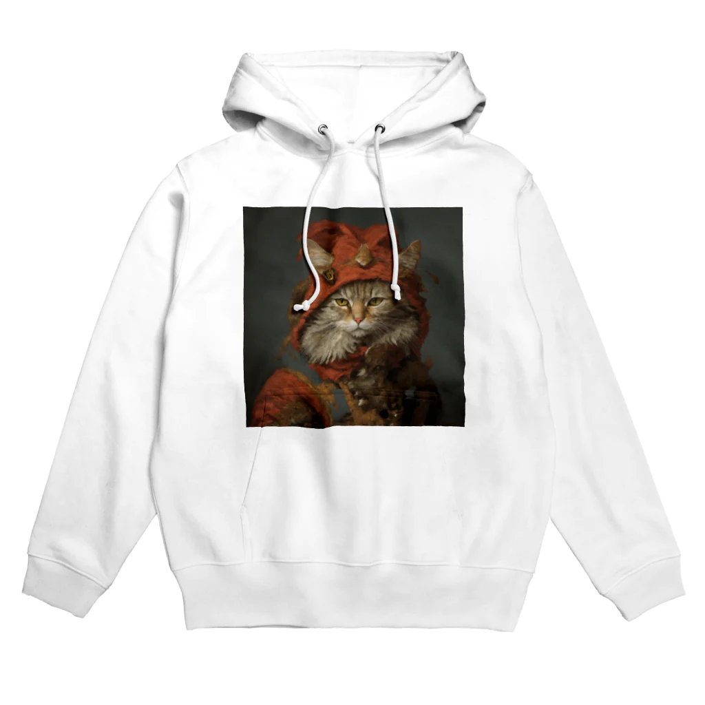 Shiyunのドット猫 グッズ Hoodie