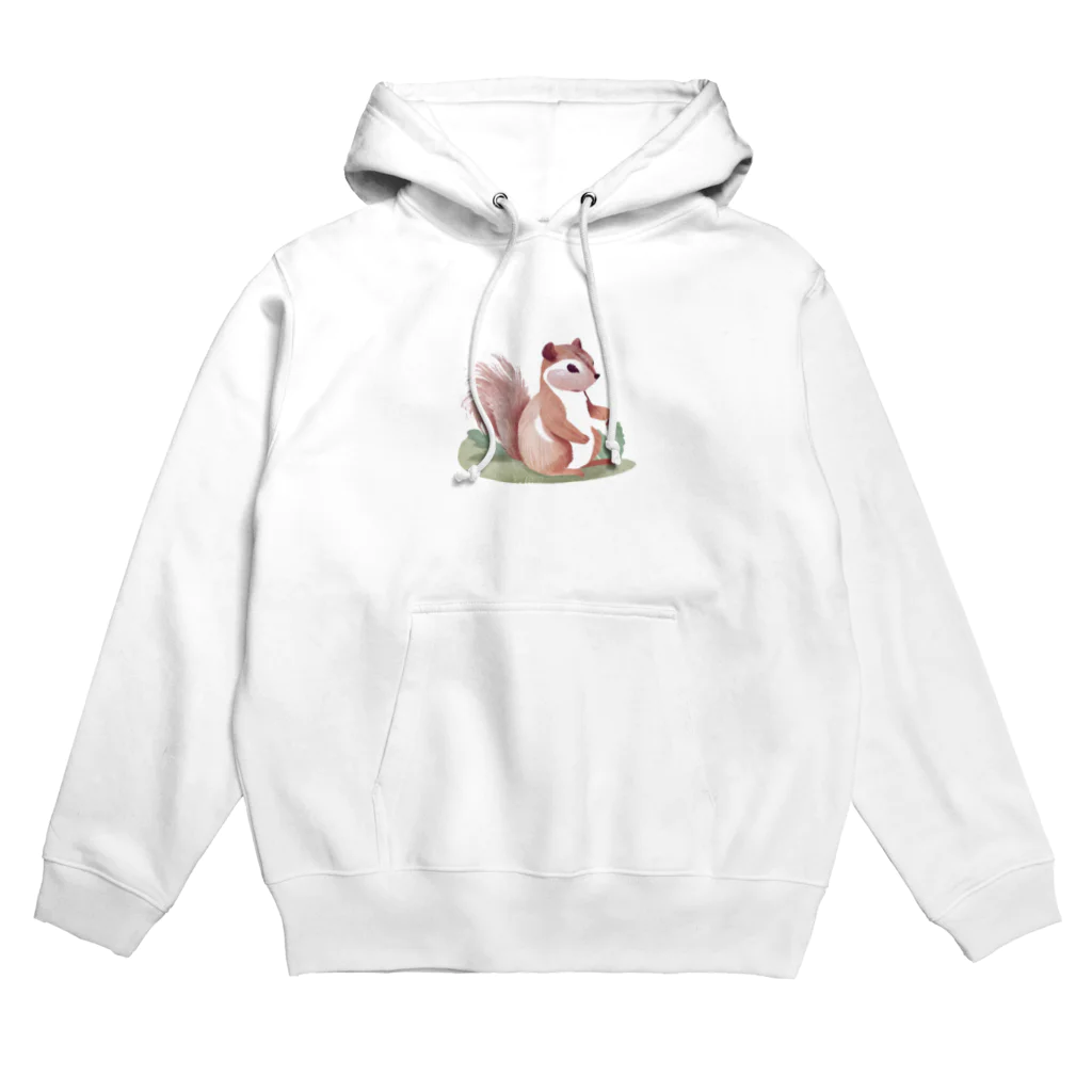 雨宿り所のたそがれリスグッズ Hoodie