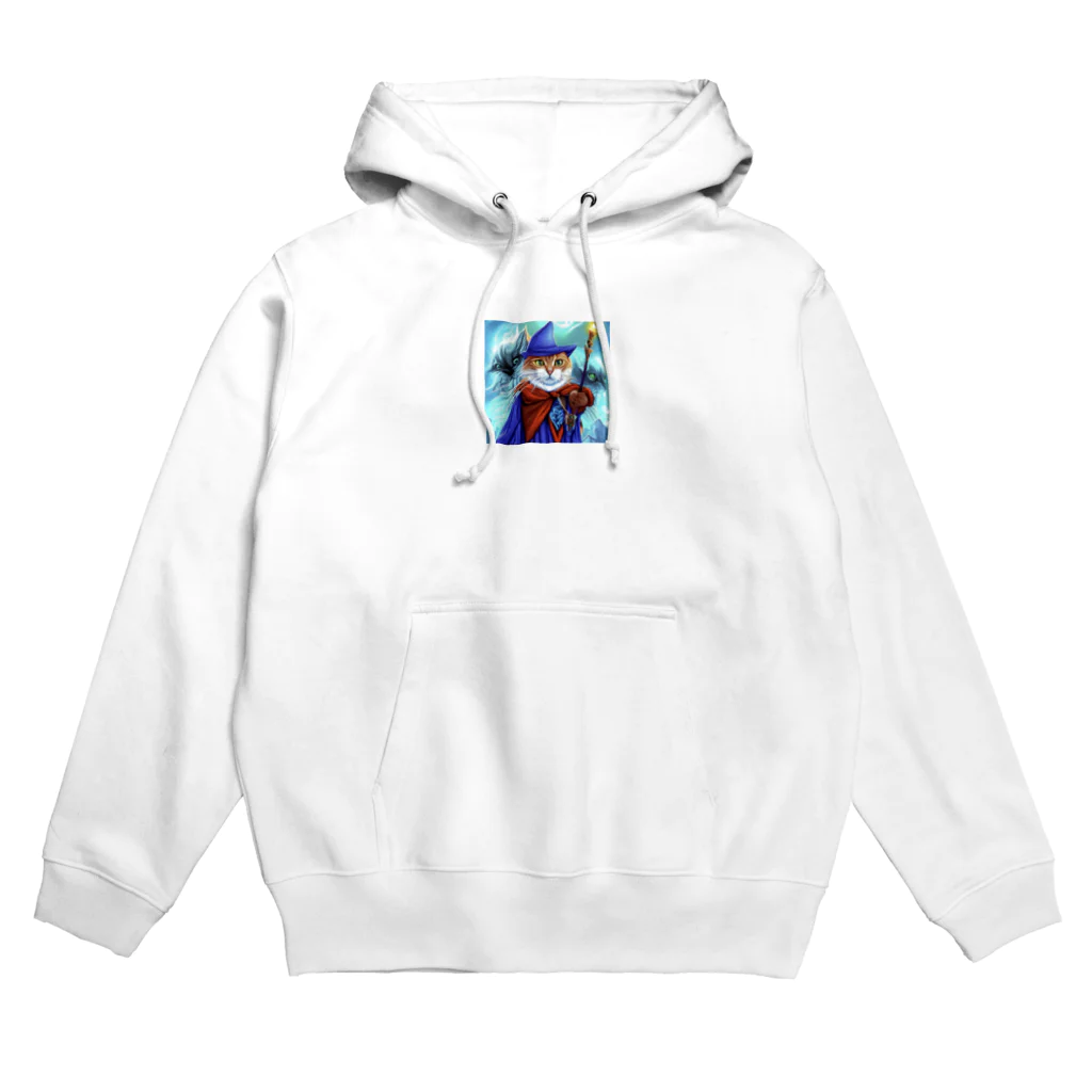 まさのお店の魔法使いの猫 Hoodie